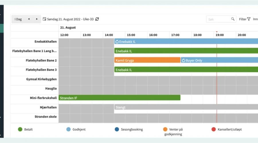 Booking kalender for optimal utleiedrift